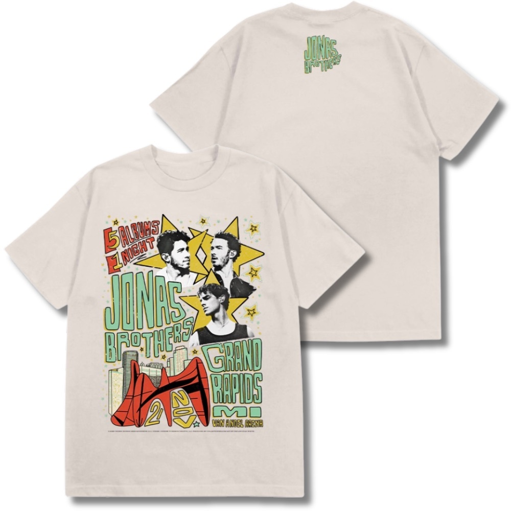 Jonas Brothers Concert Tee Grand Rapids